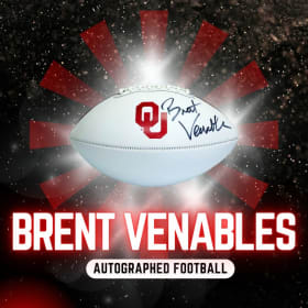 Brent Venables Autographed Football item