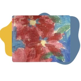 Student Art Puzzle (Poinsettia Design) (50 pieces) item