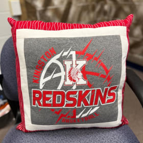 Redskin Basketball Pillow item