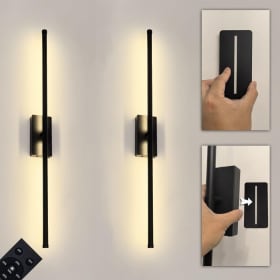 Rechargeable Peel-and-Stick Wall Sconces (Set of 2, 28.3”) item