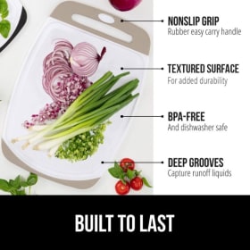 Gorilla Grip Reversible Cutting Board Set – Set of 3 item