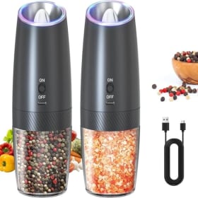 Rechargeable Electric Salt & Pepper Grinder Set item