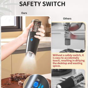 Rechargeable Electric Salt & Pepper Grinder Set item
