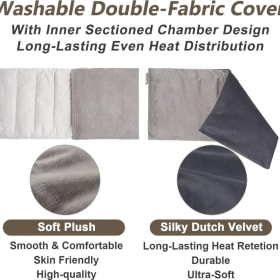 Microwavable Heating Pad with Washable Cover (6" x 12") item