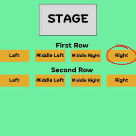 FRONT Right Bench/Banco delantero derecho item