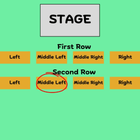 SECOND Middle Left Bench/SEGUNDO Banco Central Izquierdo item