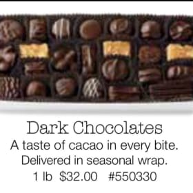 DARK CHOCOLATES item