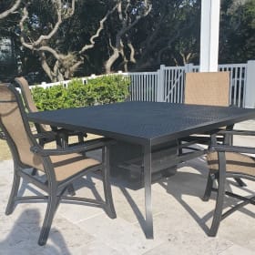 Guthrie Interiors Fire Pit Table and 4 Chairs item