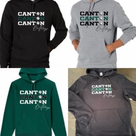 Adult Unisex Gray, Black, or Green Triple Canton Hoodie item