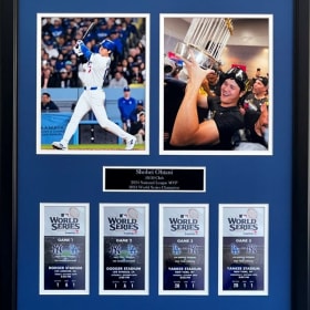 Shohei Ohtani Framed World Series Collage item