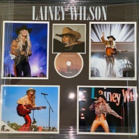 Lainey Wilson Signed Framed Country Concert Photos item