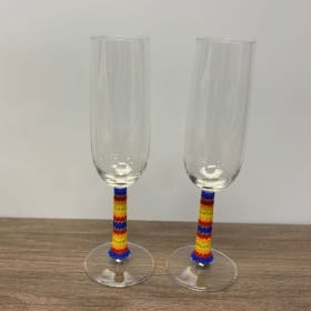 Beaded Champagne Flutes item