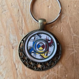 Medicine Wheel Key Ring item
