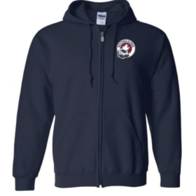 Navy Classic Zip Up Hoodie  item