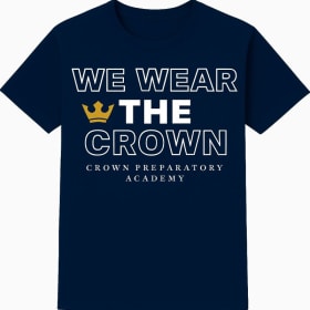 We Wear the Crown (Navy blue t-shirt) item