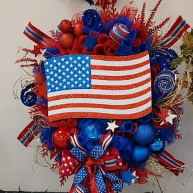 Stars, Stripes & Spirit Wreath item