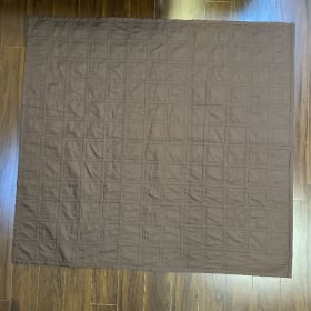Lap Quilt - Brown, Beige & Blue item