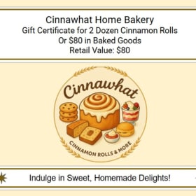 2 dozen Cinnamon Rolls item