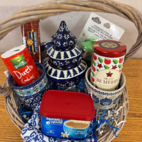 48. Cozy Sips and Treats Basket item