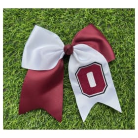 Maroon & White Osky O Bow item