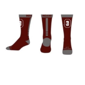 Children's XXS Maroon Socks item