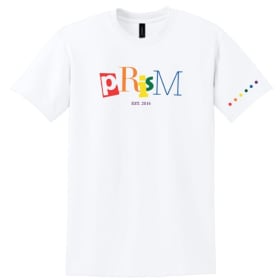 Letterpress PRISM Pride T-shirt (White)) item