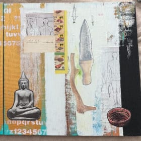 M. Waylon Harrell 2 Piece Original Art item