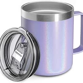 12oz Stainless Steel Insulated Coffee Mug with Handle item