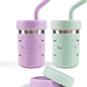 Pandaloo® Smoothie Cups for Kids - Stainless Steel 2pk item