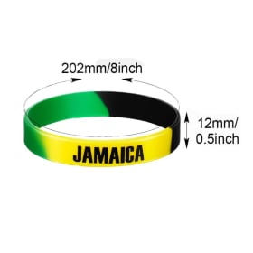 Jamaican Silicone Bracelet item