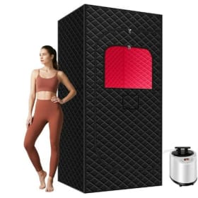 Portable Home Sauna with Red Light Therapy item