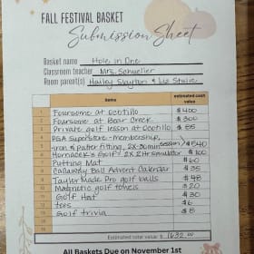 Schueller's Hole in One Basket item