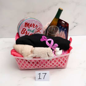 #17 Breast Cancer Merry & Bright item