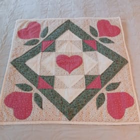 Pink Hearts Wall Hanging item