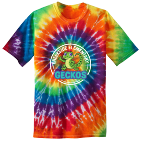 Youth Short Sleeve Tie-Dye Tee - Gecko Logo item