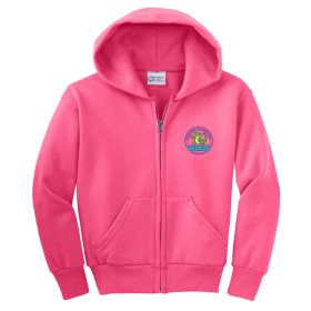 Youth Core Fleece Full-Zip Hooded Sweatshirt - Gecko Logo item