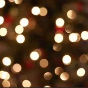 A tribute light on our Christmas Tree item