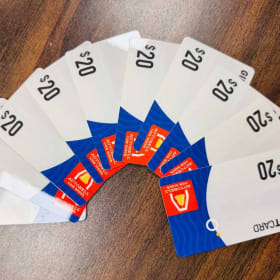 10 x $20 Autobell Car Wash Gift Cards item