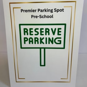 Premier Pre-K parking spot item