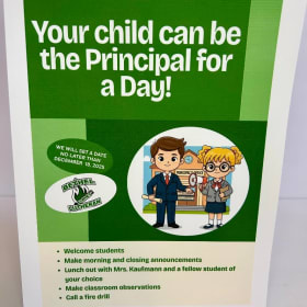 Principal for a day! item
