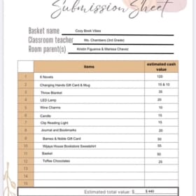 Chambers Class Cozy book Vibes Basket item