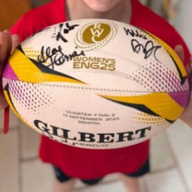 Signed Women’s Rugby World Cup 2025 Ball with Certificate item