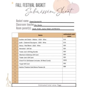 Banda's Class Parent Survival Kit item