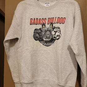 Youth large gray crew neck item