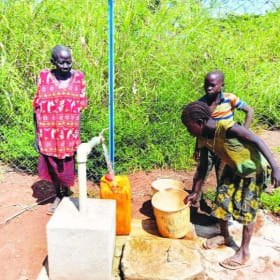 6. Gravel for the well installation process item