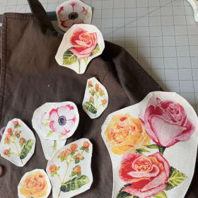 MuXu Creations Jacket: 'I Am the Bouquet' item