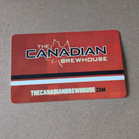 4 - 2 pack Canadian Brewhouse gift cards ($100 total) item
