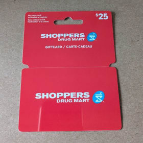 7 - Shoppers Drug Mart $25 gift card item