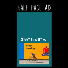 Half Page Sized Ad item