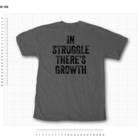 In Struggle There's Growth Tee item